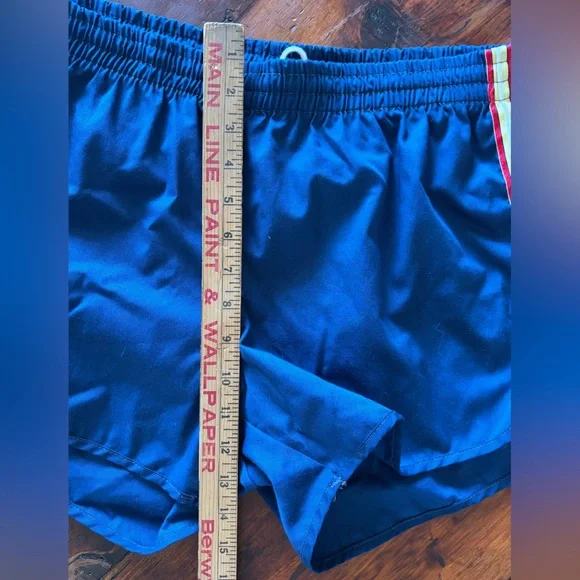 VINTAGE Brentwood Navy swim trunks- used in great shape